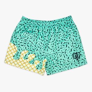 baseball lifestyle 101 Ice Cream Green Shorts M Medium